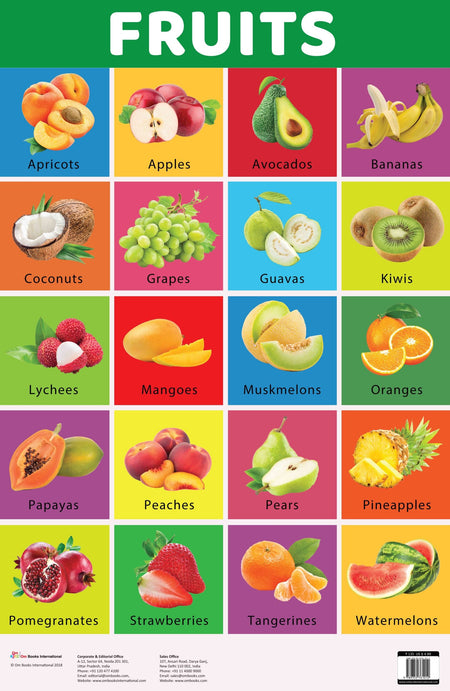 Fruits : Charts - Om Books