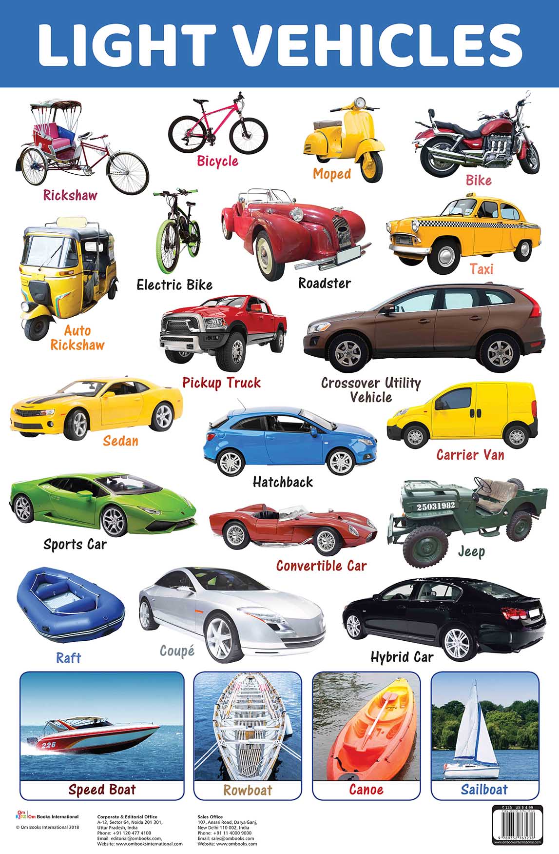Light Vehicles : Charts - Om Books - Distacart
