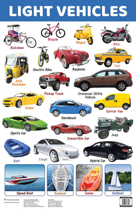 Light Vehicles : Charts - Om Books