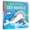 Slide and See Sea Animals - Om Books - Distacart
