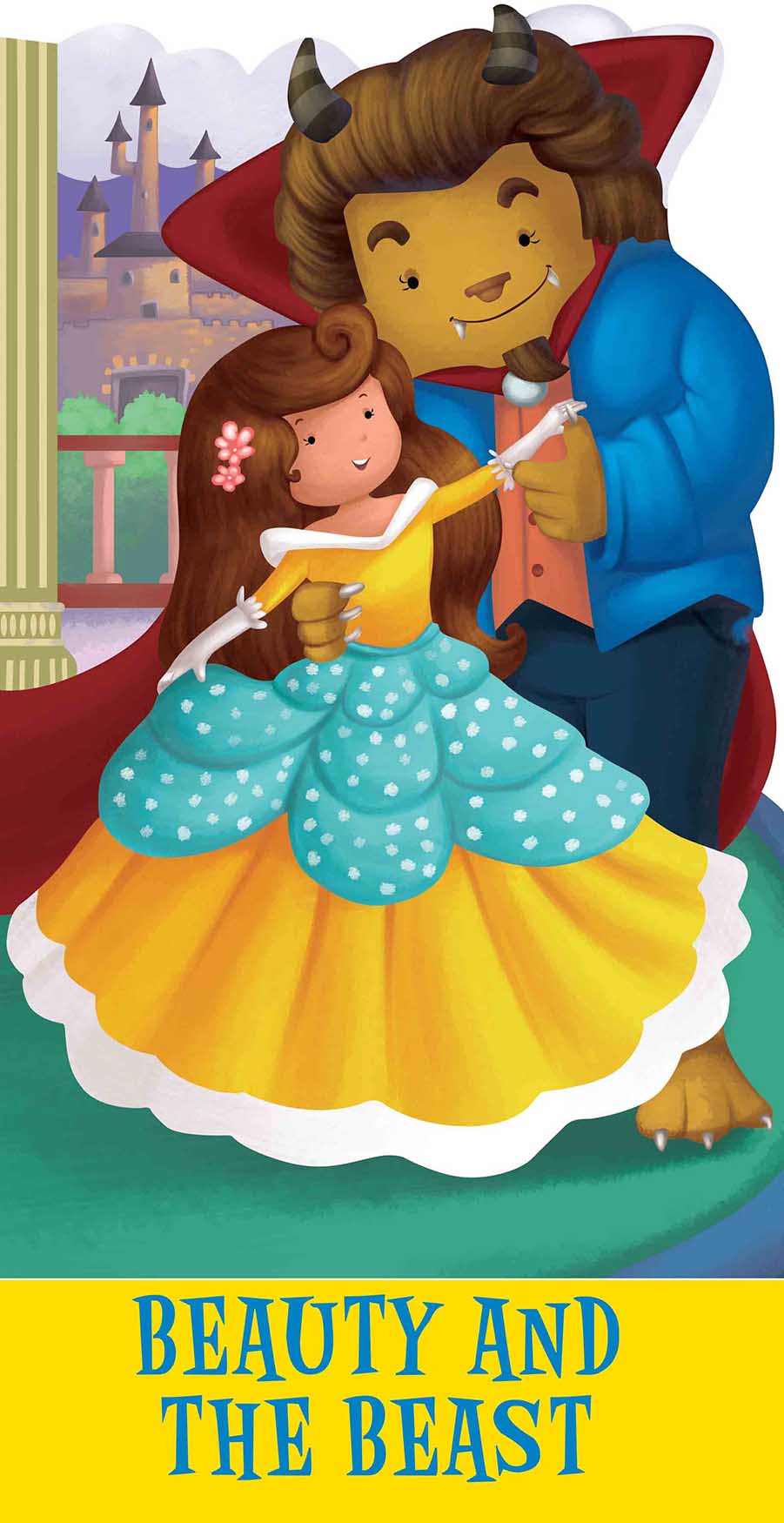 Beauty and The Beast : Cutout Story Book - Om Books - Distacart