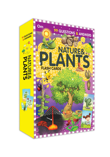 99 Question & Answers Nature & Plants Flash Cards - Om Books