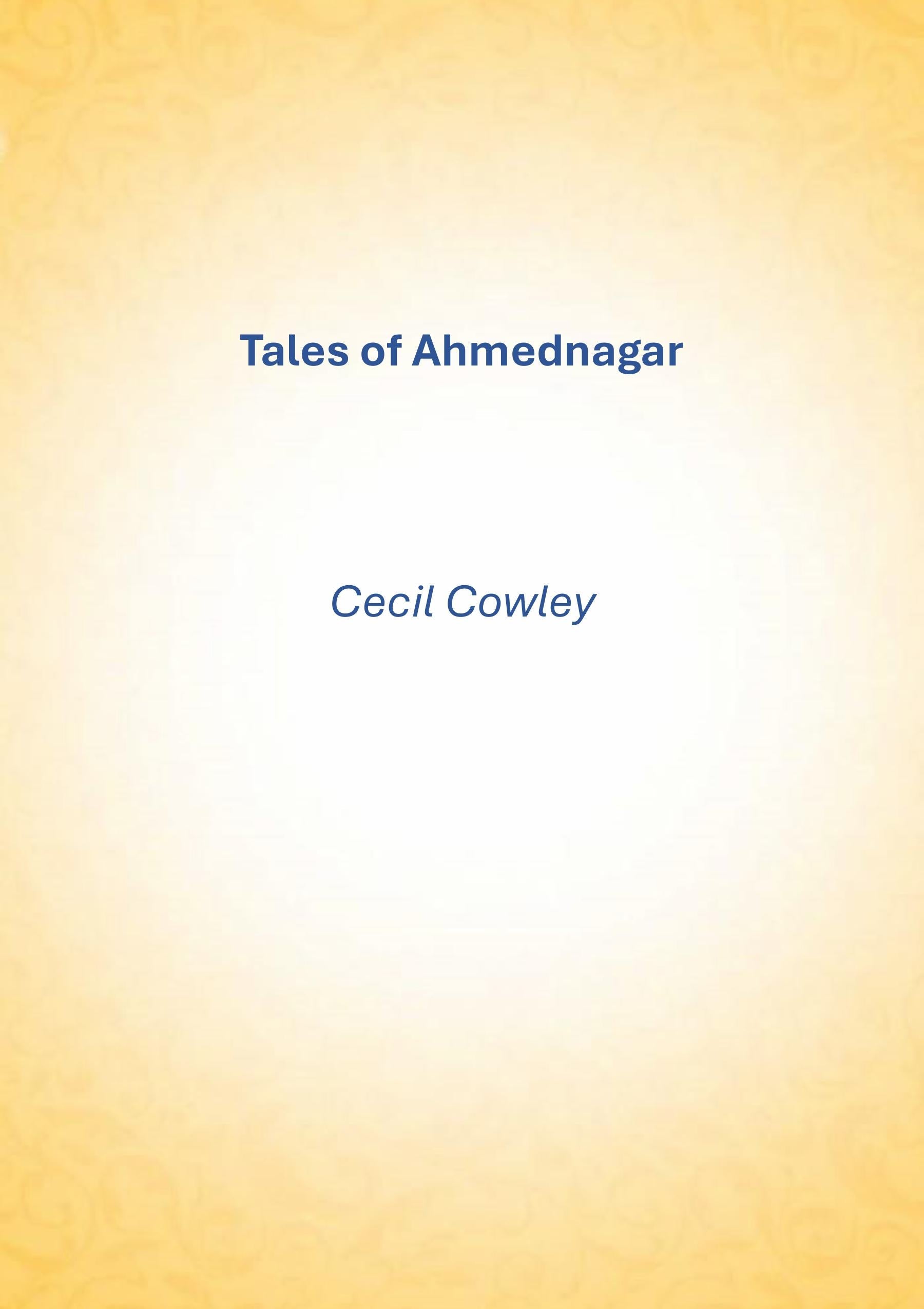 Tales of Ahmednagar - Gyan Books - Distacart
