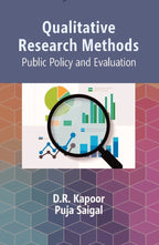 Qualitative Research Methods: Public Policy and Evaluation - Gyan Books - Distacart