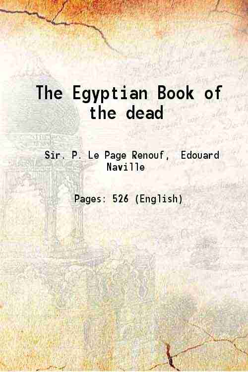 The Egyptian Book of the dead: Translation and commentary - Gyan Books - Distacart