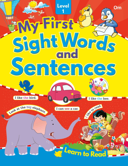 My First Sight Words and Sentences Level 1 - Om Books