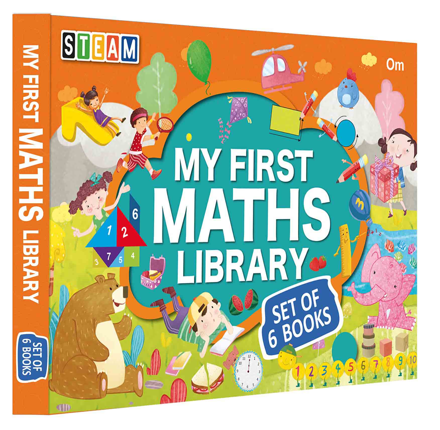 Steam : My First Maths Library (Set of 6 Books) - Om Books - Distacart