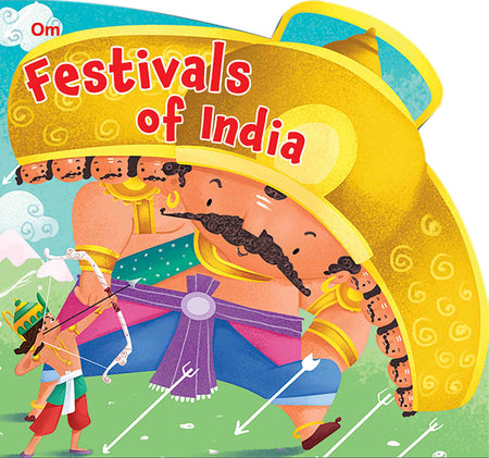 Festivals of India : Cutout Board Book - Om Books