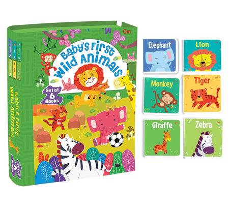 Baby's First Wild Animals (Box) - Om Books
