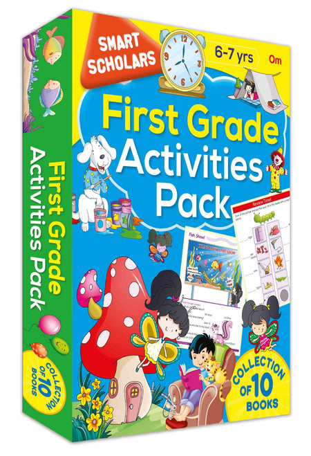 Smart Scholars First Grade Activities Pack (Box) - Om Books