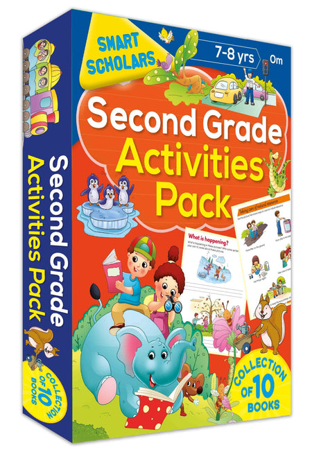 Smart Scholars Second Grade Activities Pack (Box) - Om Books