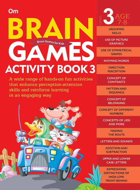 Brain Games Activity Books- 3 Level - 3 - Om Books