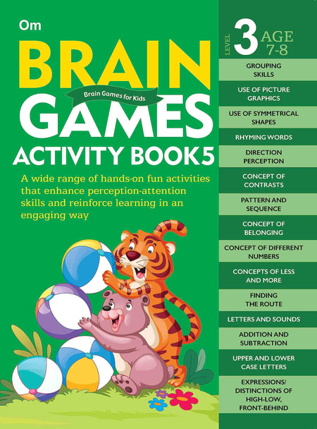 Brain Games Activity Books- 5Level - 3 - Om Books