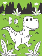 Dreamland Publications Dinosaurs Neon Colouring World Book for Kids Age 4 - 7 years with Neon Pens - Distacart