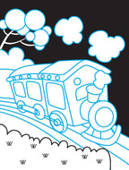 Dreamland Publications Vehicles Neon Colouring World Book for Kids Age 4 - 7 years with Neon Pens - Distacart