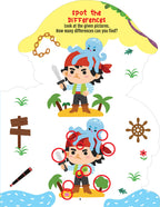 Dreamland Publications Step into the Pirates World - Activity and Colouring Fun Book for Age 4+ - Distacart