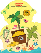 Dreamland Publications Step into the Pirates World - Activity and Colouring Fun Book for Age 4+ - Distacart