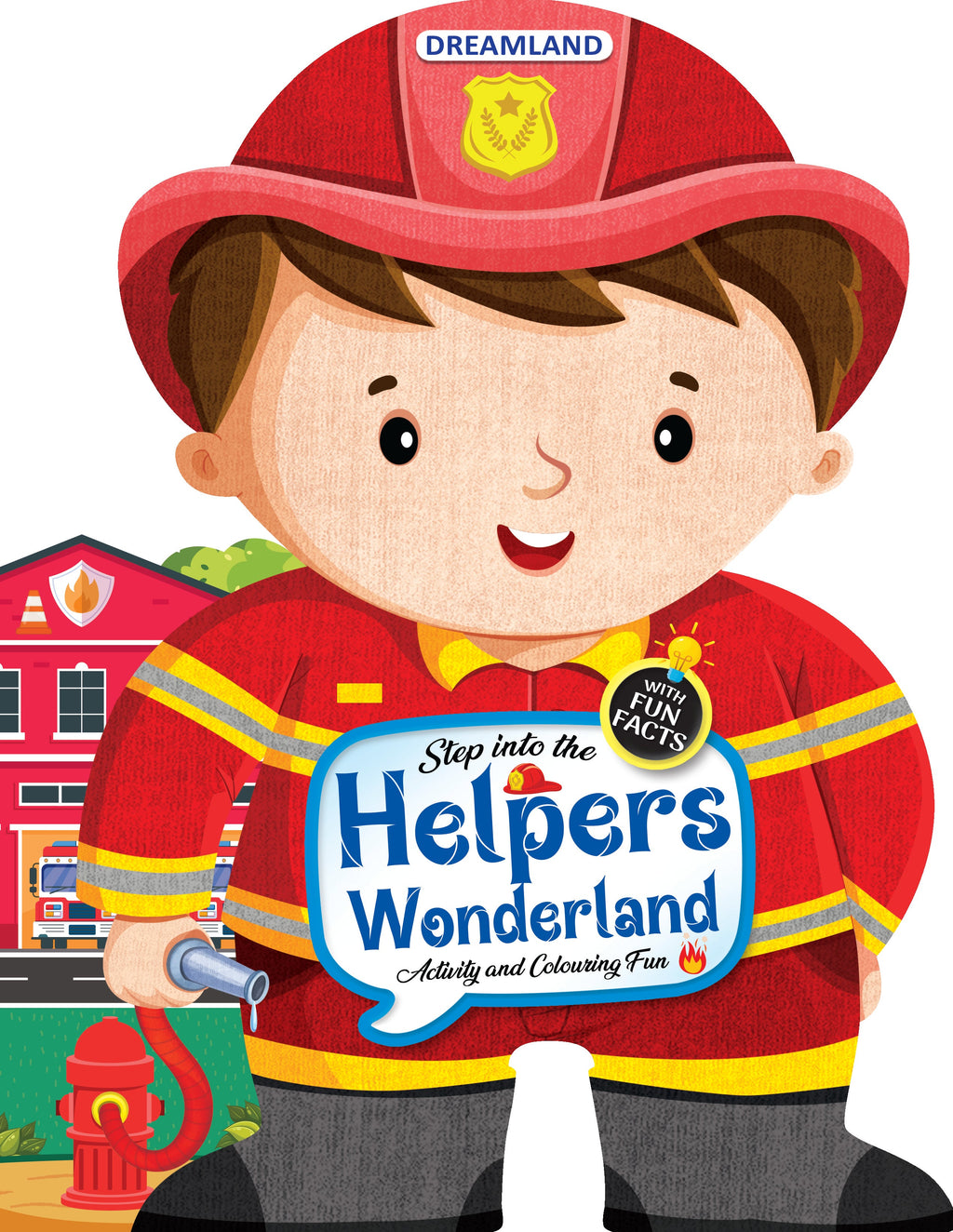 Dreamland Publications Step into the Helpers Wonderland - Activity and Colouring Fun Book for Age 4+ - Distacart