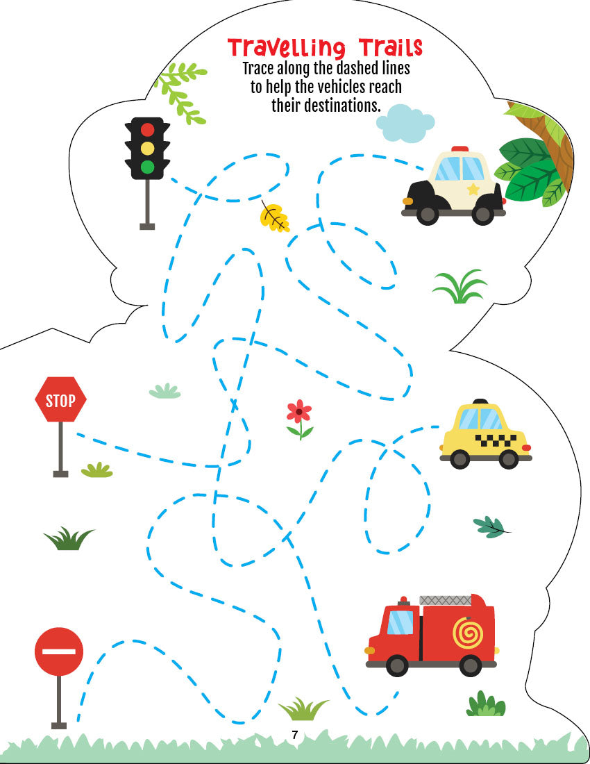 Dreamland Publications Step into the Helpers Wonderland - Activity and Colouring Fun Book for Age 4+ - Distacart