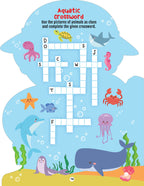 Dreamland Publications Step into the Animal Kingdom- Activity and Colouring Fun Book for Age 4+ - Distacart