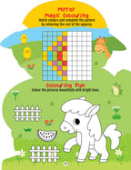 Dreamland Publications Step into the Animal Kingdom- Activity and Colouring Fun Book for Age 4+ - Distacart