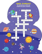 Dreamland Publications Step into the Space World - Activity and Colouring Fun Book for Age 4+ - Distacart