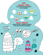 Dreamland Publications Step into the Space World - Activity and Colouring Fun Book for Age 4+ - Distacart