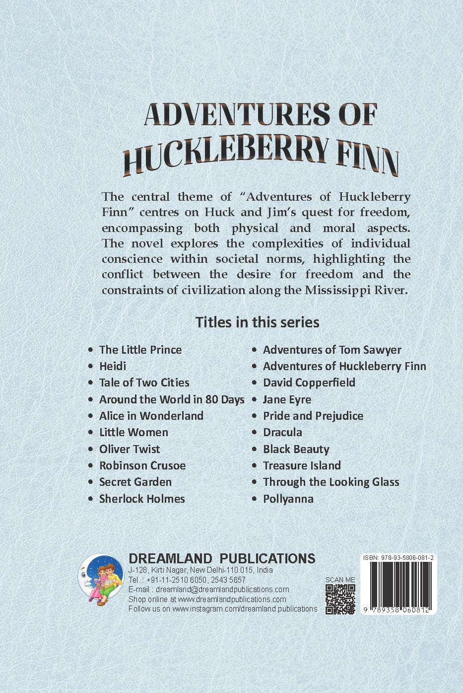 Dreamland Publications Adventure of Huckleberry Finn - Illustrated Abridged Classics for Children with Practice Questions - Distacart