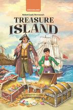 Dreamland Publications Treasure Island - Illustrated Abridged Classics for Children with Practice Questions - Distacart