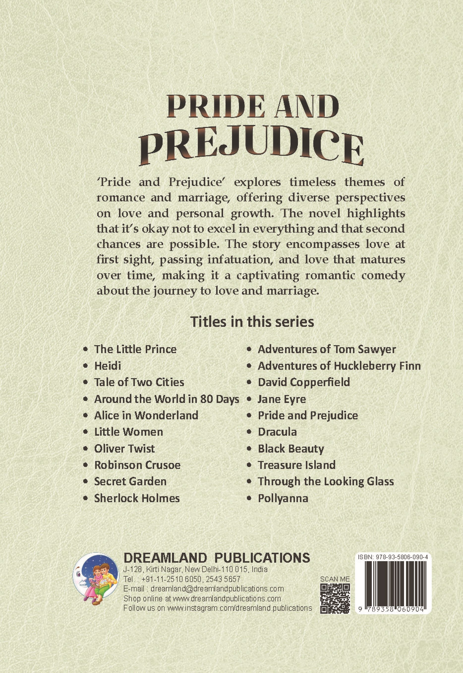 Dreamland Publications Pride and Prejudice - Illustrated Abridged Classics for Children with Practice Questions - Distacart