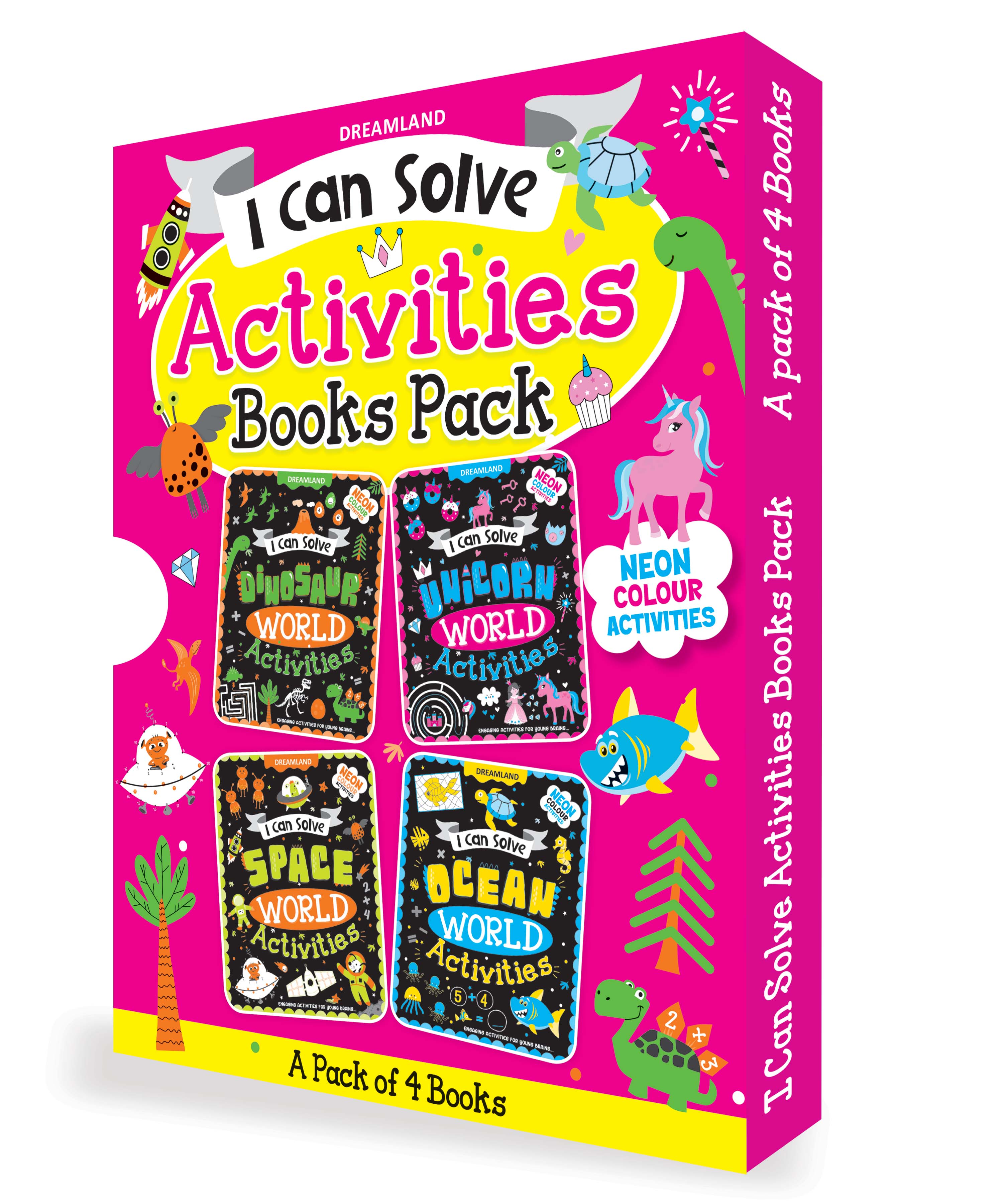 Dreamland Publications I Can Solve Activities Books Pack- A Set of 4 Books - Distacart