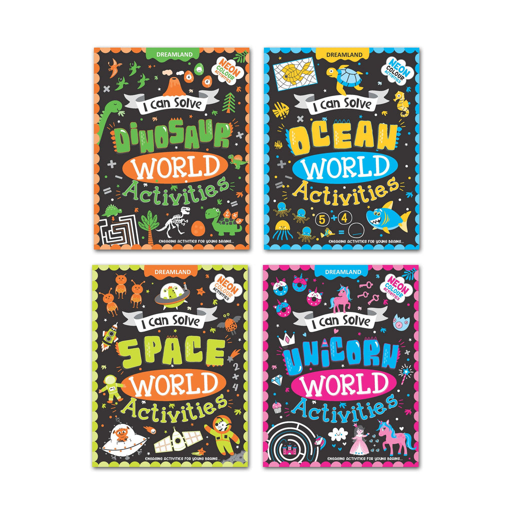 Dreamland Publications I Can Solve Activities Books Pack- A Set of 4 Books - Distacart
