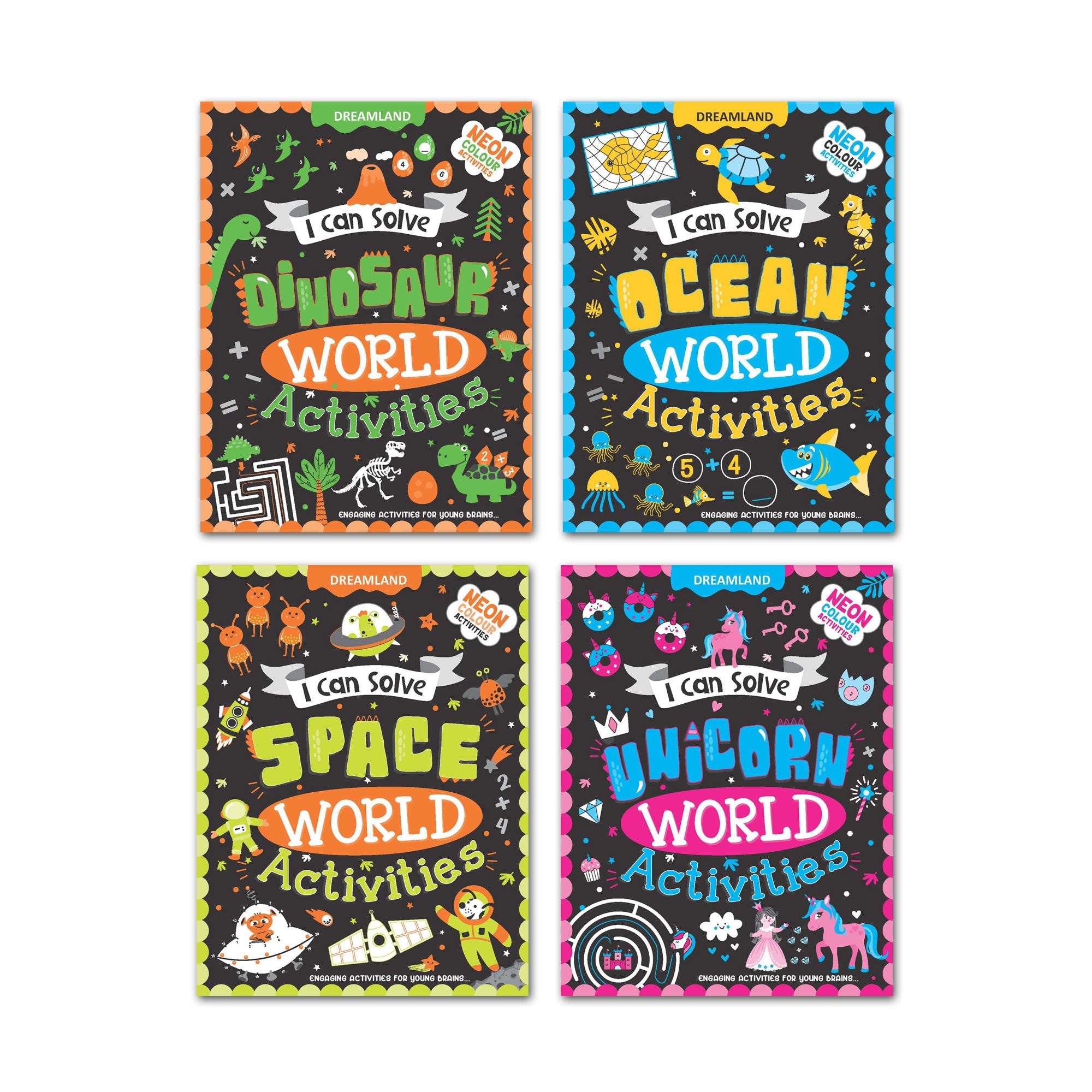 Dreamland Publications I Can Solve Activities Books Pack- A Set of 4 Books - Distacart