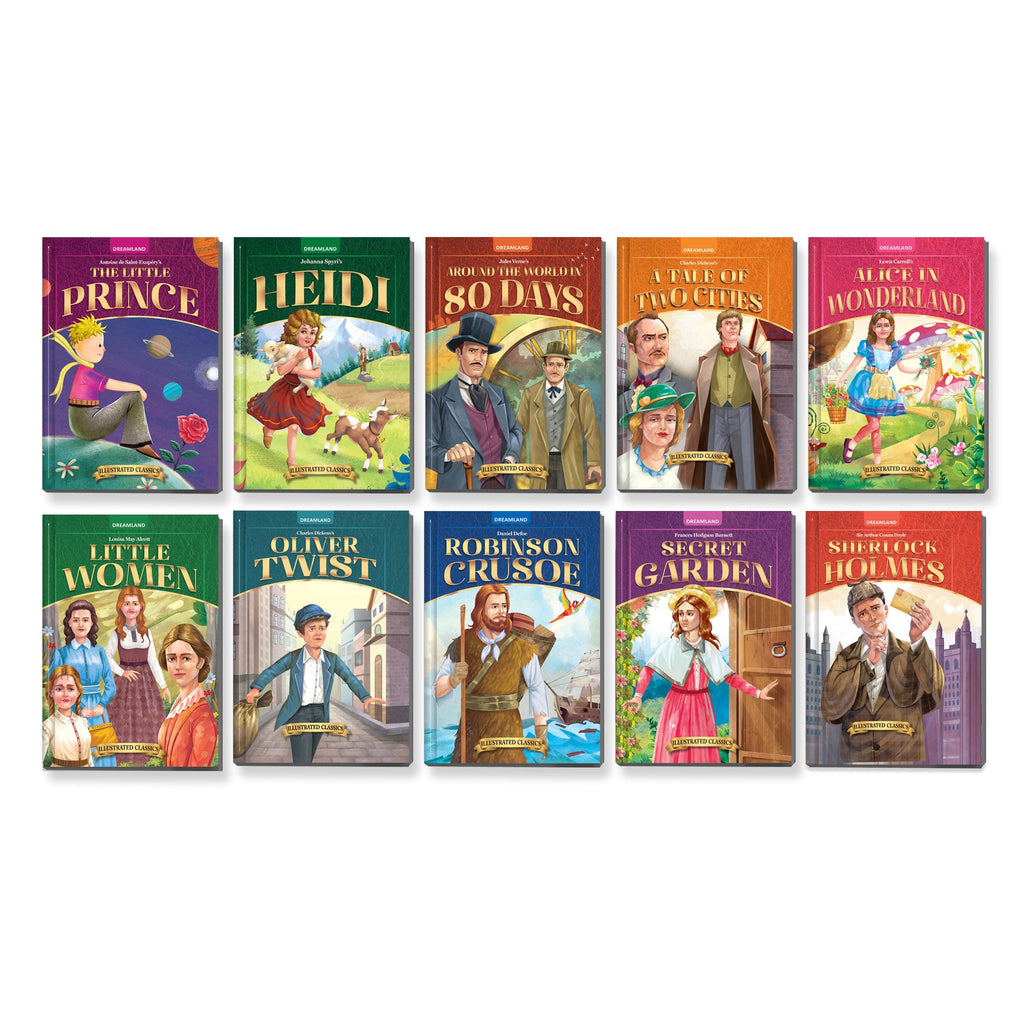 Dreamland Publications Illustrated Classics - A Pack of 10 Books - Distacart