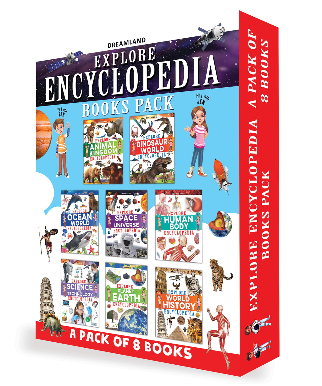 Dreamland Publications Explore Encyclopedia Books Pack - A Set of 8 Books - Distacart