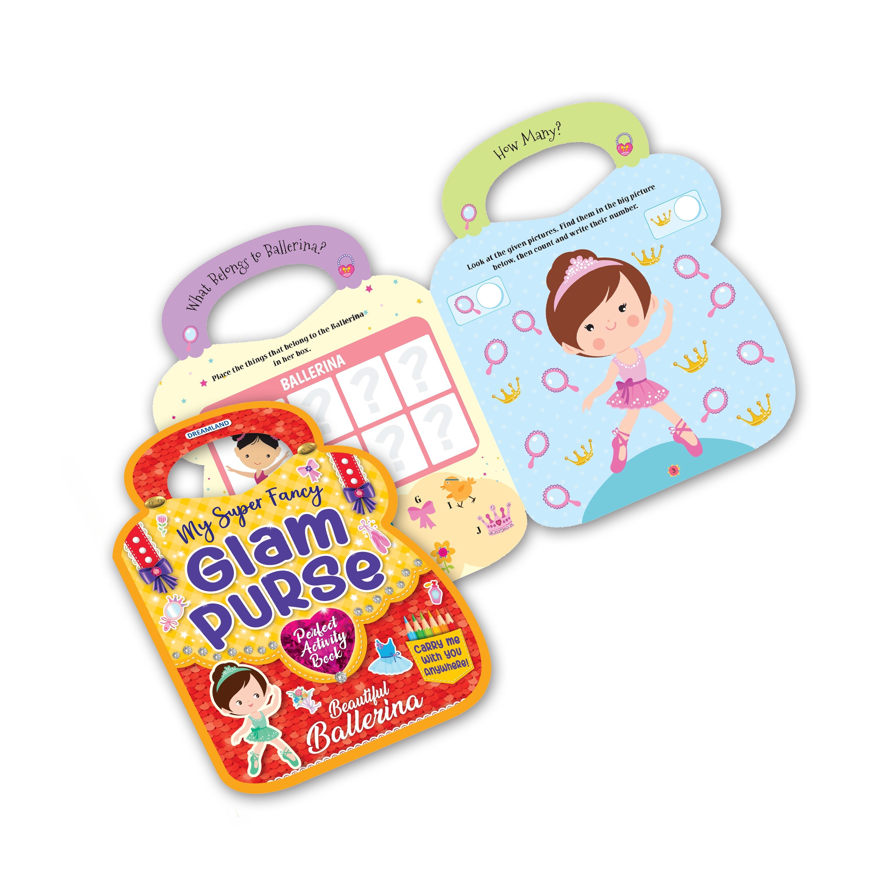 Dreamland Publications My Super Fancy Glam Purse Books Pack- A Set of 4 Books - Distacart
