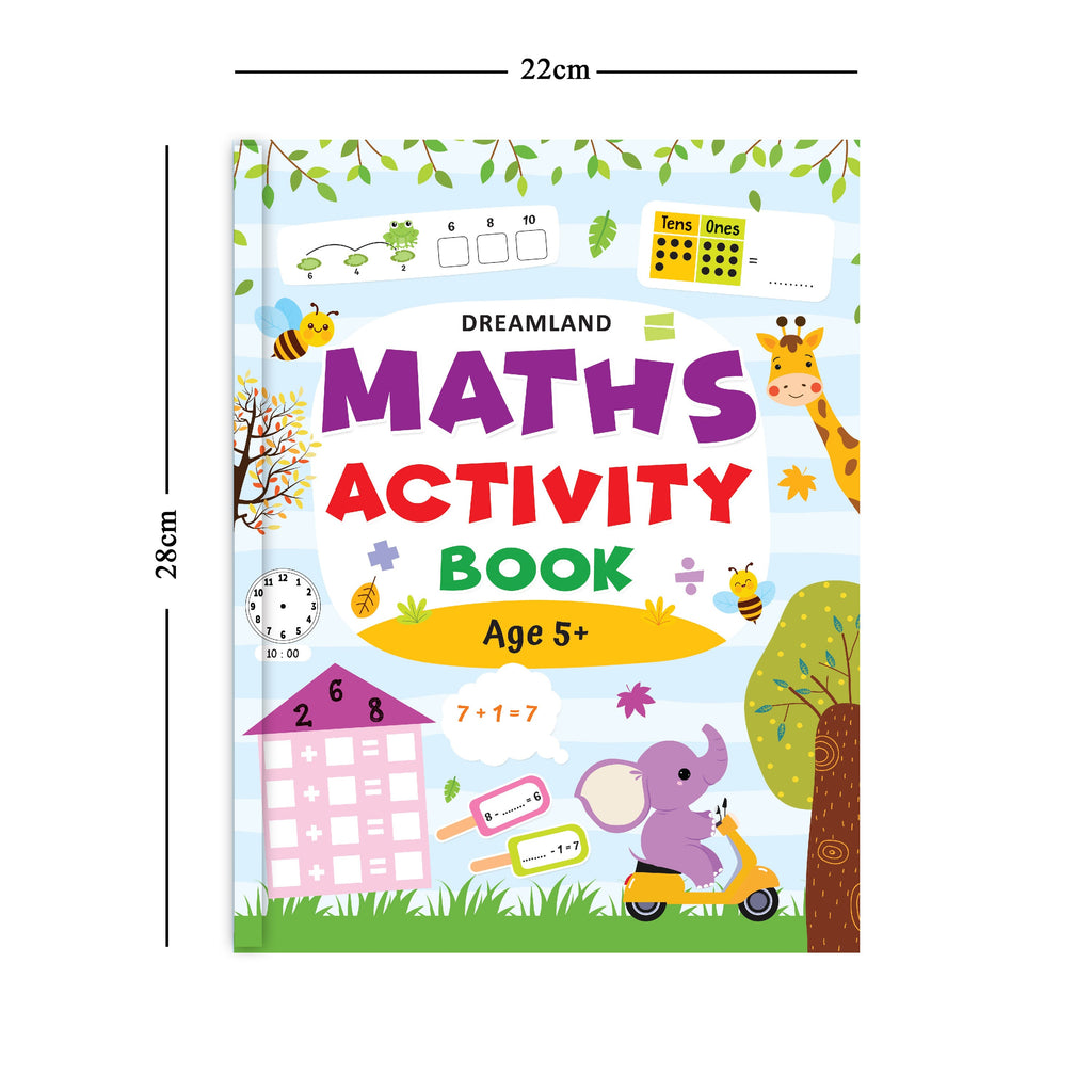 Dreamland Publications Maths Activity Books Pack- A Set of 3 Books - Distacart