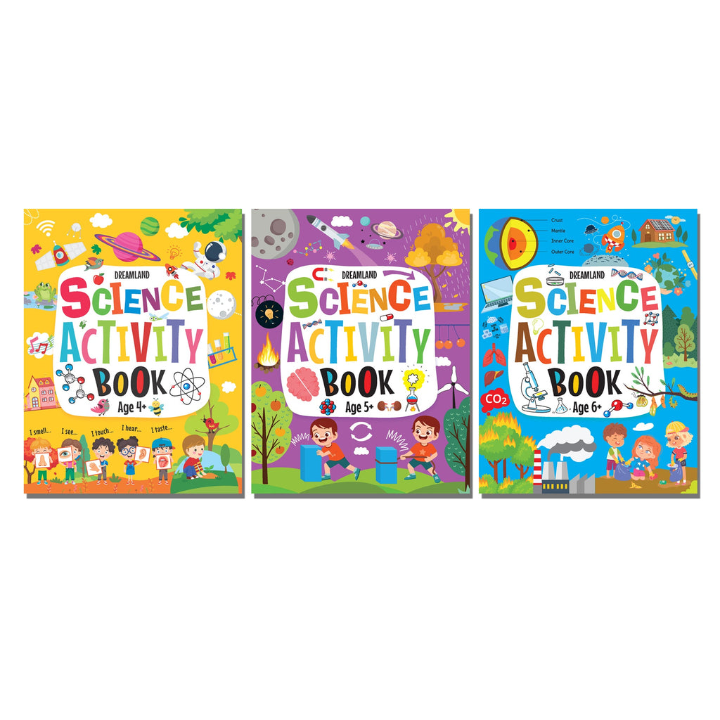 Dreamland Publications Science Activity Books Pack- A Set of 3 Books - Distacart
