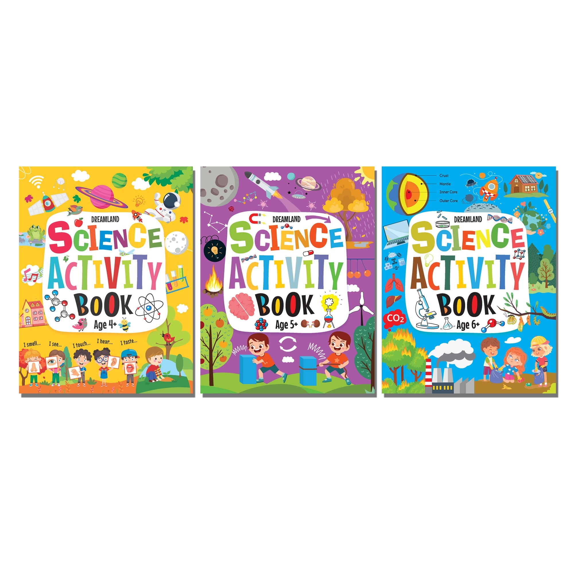 Dreamland Publications Science Activity Books Pack- A Set of 3 Books - Distacart