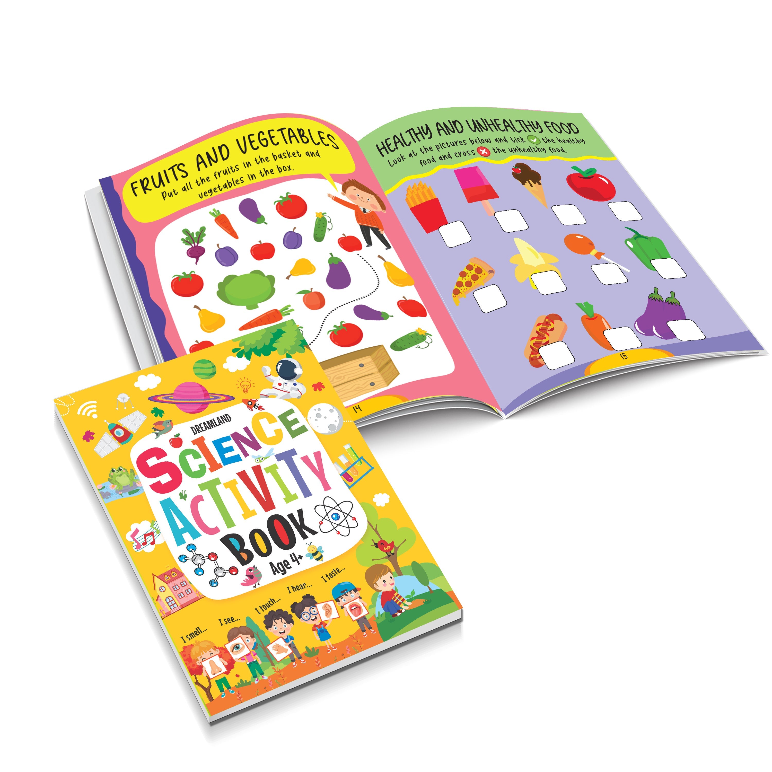 Dreamland Publications Science Activity Books Pack- A Set of 3 Books - Distacart