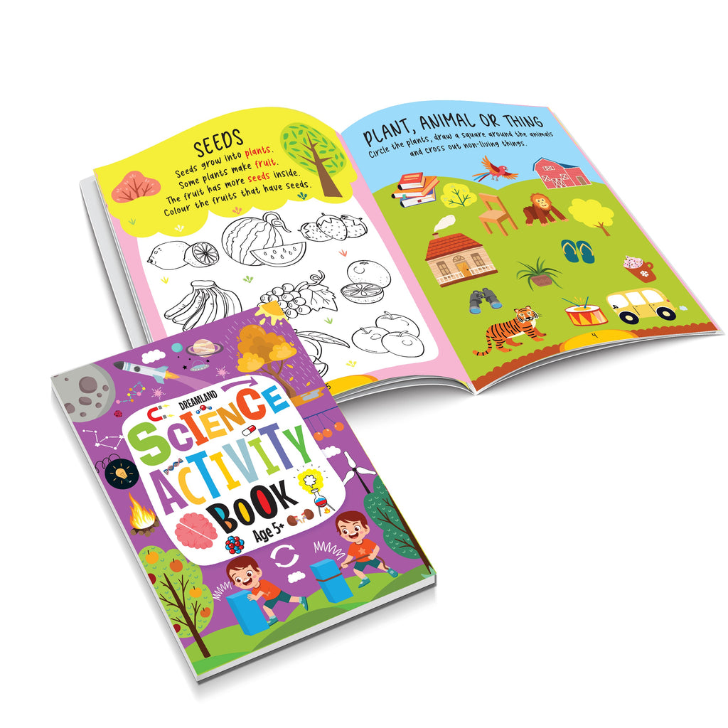 Dreamland Publications Science Activity Books Pack- A Set of 3 Books - Distacart