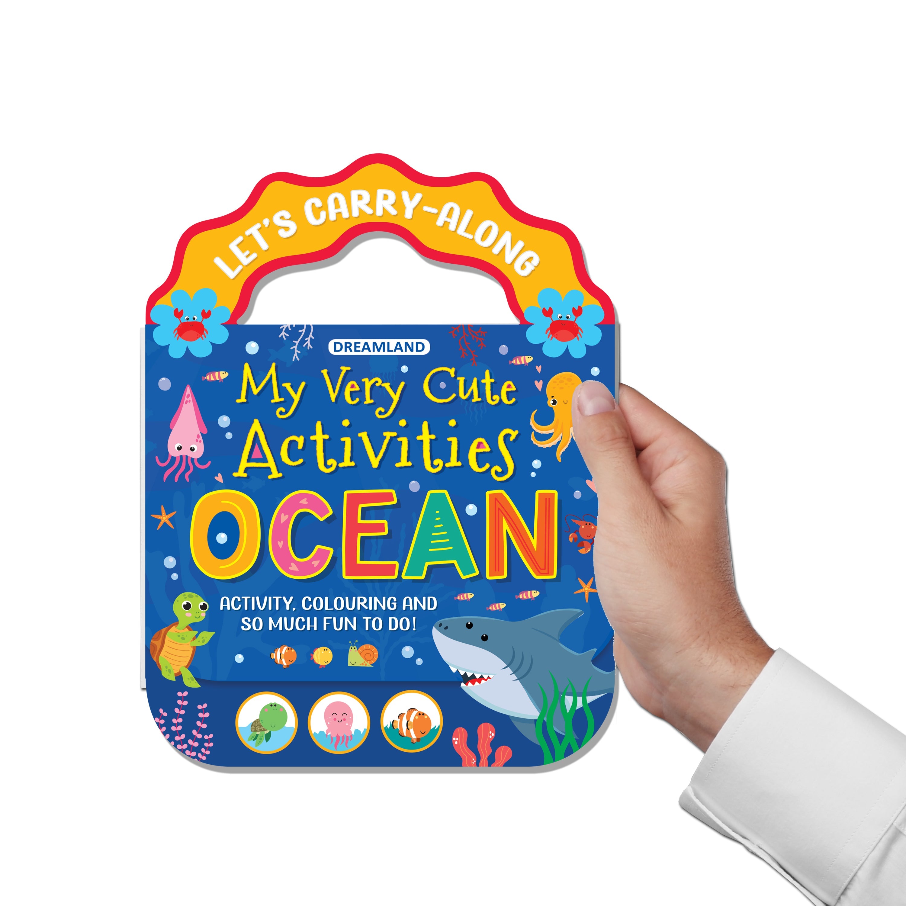 Dreamland Publications Ocean- Let's Carry-Along Activity, Colouring Book for Kids Age 3 -8 years (My Very Cute Activities Series) - Distacart