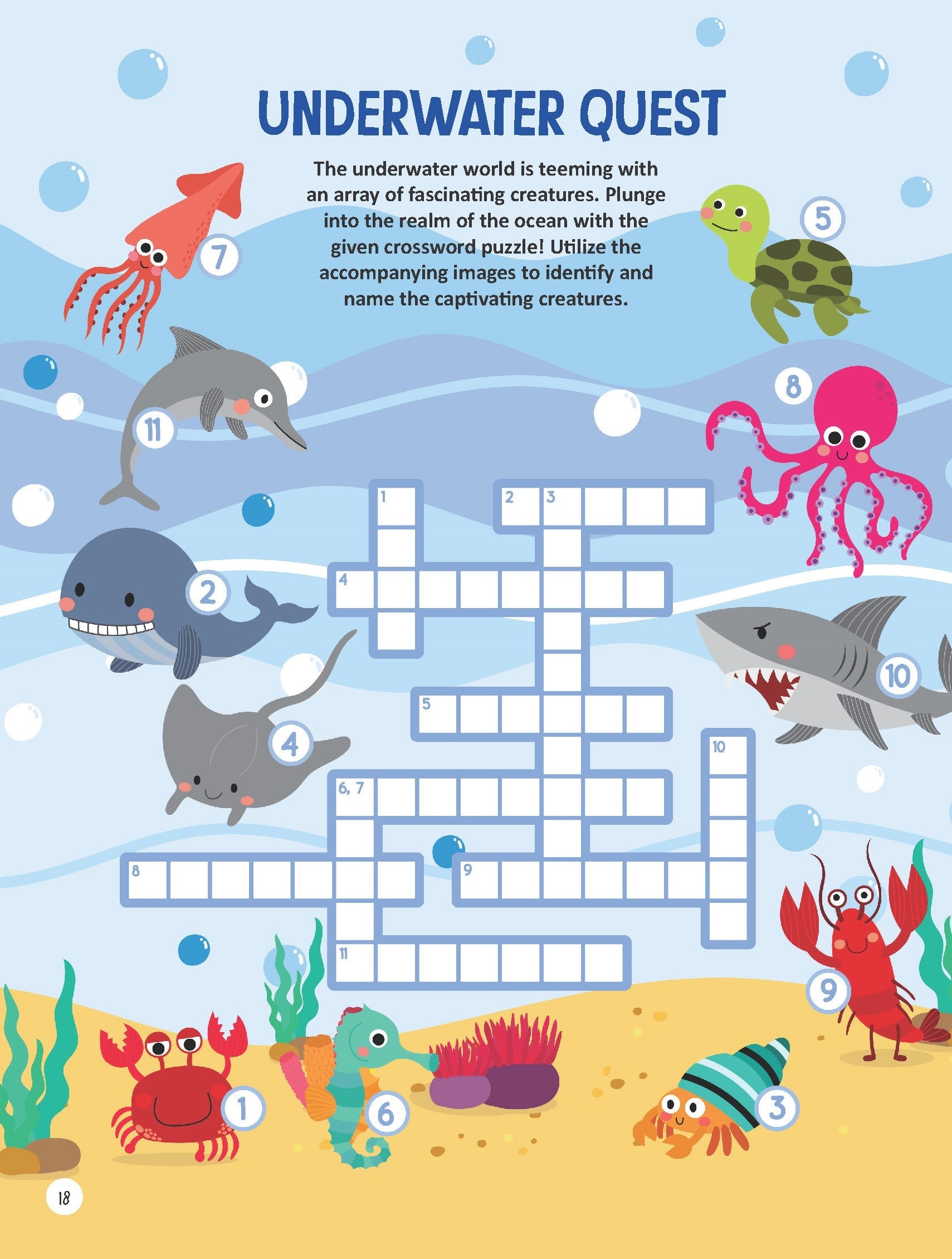 Dreamland Publications Wildlife Wonders Activity Book for Kids Age 5 -10 years - Distacart