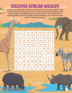 Dreamland Publications Wildlife Wonders Activity Book for Kids Age 5 -10 years - Distacart