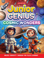 Dreamland Publications Junior Genius: Cosmic Wonders – A Fun-Filled Space Learning Book for Kids Age 7+ | Explore Planets, Stars, Rockets, and More Through Facts, Activities & Quizzes - Distacart