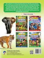 Dreamland Publications Junior Genius: Amazing Animals – A Fun-Filled Learning Book for Kids Age 7+ | Discover Incredible Creatures with Facts, Activities, and Puzzles - Distacart