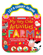 Dreamland Publications Farm- Let's Carry-Along Activity, Colouring Book for Kids Age 3 -8 years (My Very Cute Activities Series) - Distacart