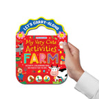 Dreamland Publications Farm- Let's Carry-Along Activity, Colouring Book for Kids Age 3 -8 years (My Very Cute Activities Series) - Distacart