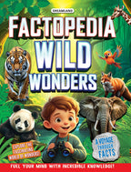Dreamland Publications Factopedia Wild Wonders: A Fun Fact Book About Wildlife, Nature & Creatures for Kids Age 6+ - Distacart