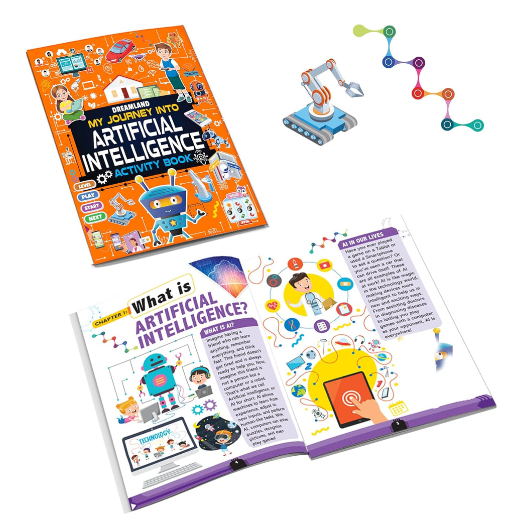 Dreamland Publications Digital Discovery Books Pack-- A Set of 3 Books - Artificial Intelligence, Robotics and Coding | With Fun Facts and Activities for Kids Age 6- 14 Years - Distacart
